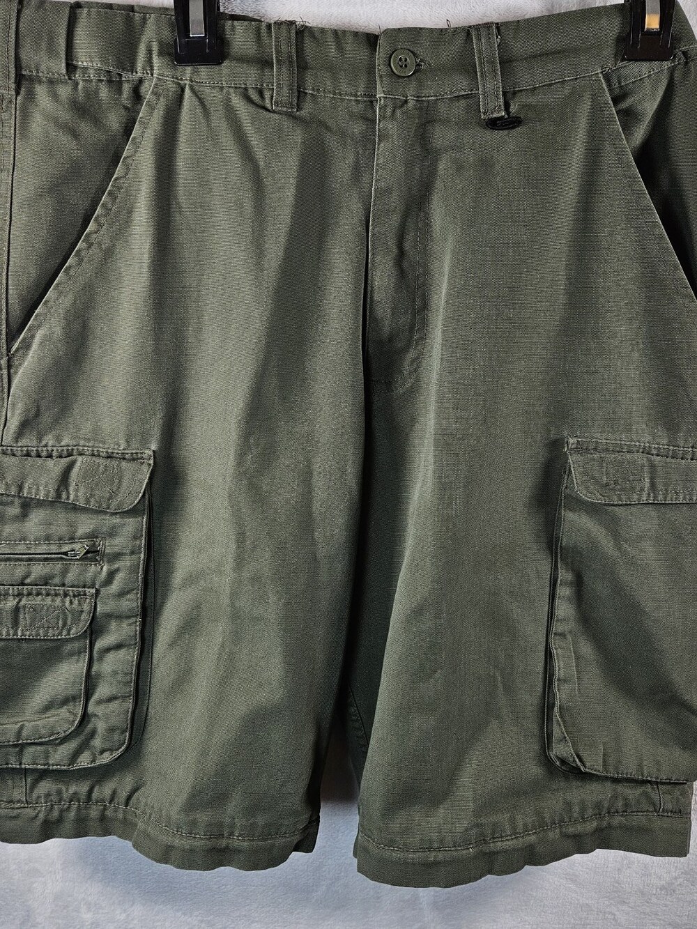 Boy Scouts Of America Uniform Cargo Shorts Mens Sz 34 Olive Green Outdoor Hiking